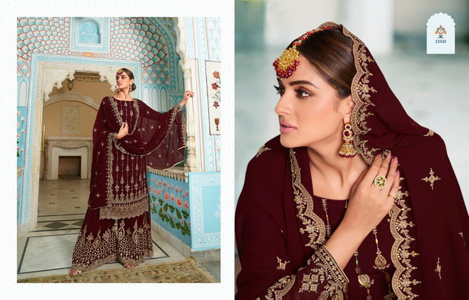 Zisha Simran Heavy Wedding Wear Heavy Georgette Designer Latest Salwar Suit Collection